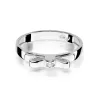 Złoty pierścionek z diamentem Białe złoto EW-290 0,03ct