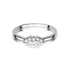 Złoty pierścionek z diamentem Białe złoto EW-427 0,11ct