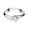 Złoty pierścionek z diamentem Białe złoto EW-161 0,20ct