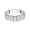 Złoty pierścionek z diamentem Białe złoto EW-431 0,35ct