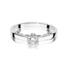 Pierścionek brylant białe złoto 0,28ct