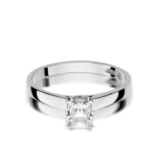 Pierścionek diament białe złoto 0,30ct