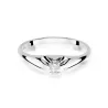 Złoty pierścionek z diamentem Białe złoto EW-331 0,10ct