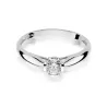 Złoty pierścionek z diamentem Białe złoto EW-86 0,30ct