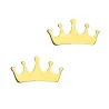 Złote kolczyki Queen
