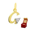 Złota Zawieszka literka G próba 585