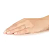 Cienki pierścionek z cyrkoniami