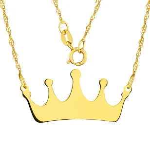 Złoty naszyjnik Queen grawer