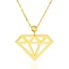 Złoty naszyjnik Diamond próba 585
