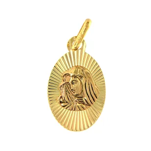 Medalik Matka Boska diamentowany pr. 585