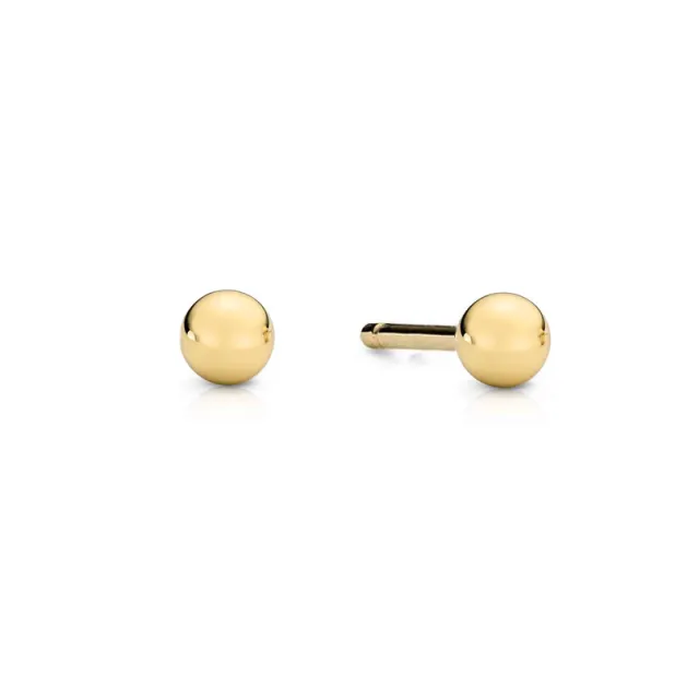Kolczyki kulki super lekkie 4mm
