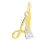 Złota Zawieszka literka A