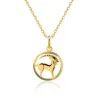 Złota zawieszka ZNAK zodiaku KOZIOROŻEC próba 585