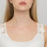 Złota zawieszka próba 585 (14k) duże P brylant