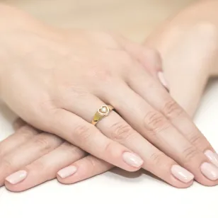 Gold Diamant Ring EY-1 0.10ct | ergold