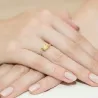Gold Diamantring EY-120 Zitronen | ergold