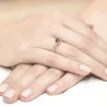 Złoty Pierścionek 585 z diamentem rubin 0,60ct