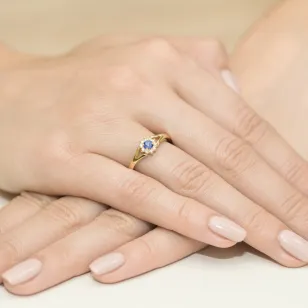 Gold Diamantring EY-185 Tansanit | ergold