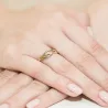 Gold Diamant ring EY-186 0.04ct | ergold