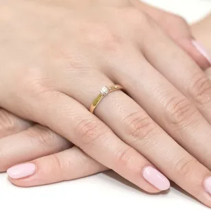 Gold Diamant Ring EY-223B 0.25ct | ergold