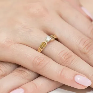 Gold Diamant Ring EY-226B 0.25ct | ergold