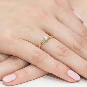 Gold Diamant Ring EY-240 0.20ct | ergold