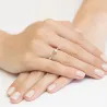 Złoty pierścionek z diamentem EY-291 0,25ct