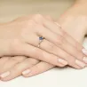 Gold Diamantring EY-301 Saphir | ergold