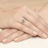Złoty Pierścionek 585 z diamentem szafir 0,70ct
