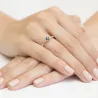Gold Diamantring EY-323 Saphir | ergold