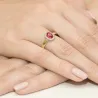 Gold Diamantring EY-330 Rubin | ergold
