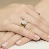 Złoty Pierścionek 585 z diamentem brylant 0,26ct