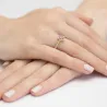 Złoty Pierścionek 585 z diamentem rubin 0,60ct