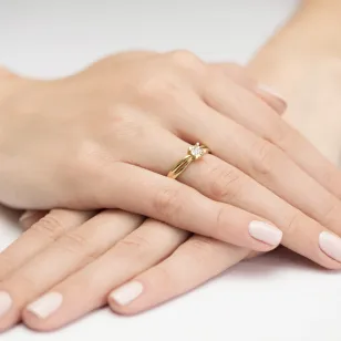 Gold Diamant ring EY-360 0.08ct | ergold