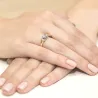 Goldener Diamantring EY-43 Topas | ergold