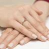 Goldener Diamantring EY-428 Rubin | ergold