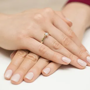 Gold Diamantring EY-429 0,20 karat | ergold