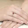 Złoty Pierścionek 585 z diamentem rubin 0,60ct