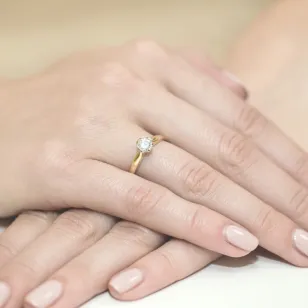 Gold Diamant Ring EY-86 0.30ct | ergold