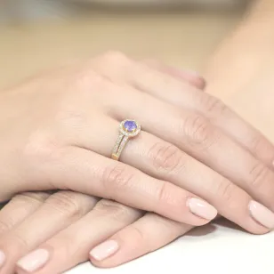 Gold Diamantring EY-87 Tansanit | ergold