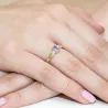 Goldener Diamantring EY-94 Amethyst | ergold