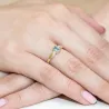 Goldener Diamantring EY-94 Topas | ergold