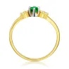 Verlobungsgoldring mit Smaragd Zirkonia P3.1556mit | ergold