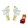 GOLD OHRRINGE mit Strasssteinen K1.242 | ergold