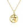 Złota zawieszka ZNAK zodiaku STRZELEC próba 585