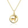 Złota zawieszka ZNAK zodiaku KOZIOROŻEC próba 585