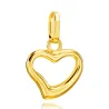GOLD HEART PENDANT test 585 ZZ003| ergold
