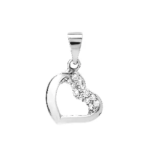 Silberanhänger mit Zirkonoxid HEART WS3.2342 | ergold