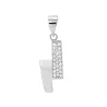 Silber Anhänger mit Strass Anhänger WS3.2334 | ergold