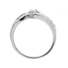 Silber Ring Interwoven HEART rosa Stein PS3.1535r | ergold